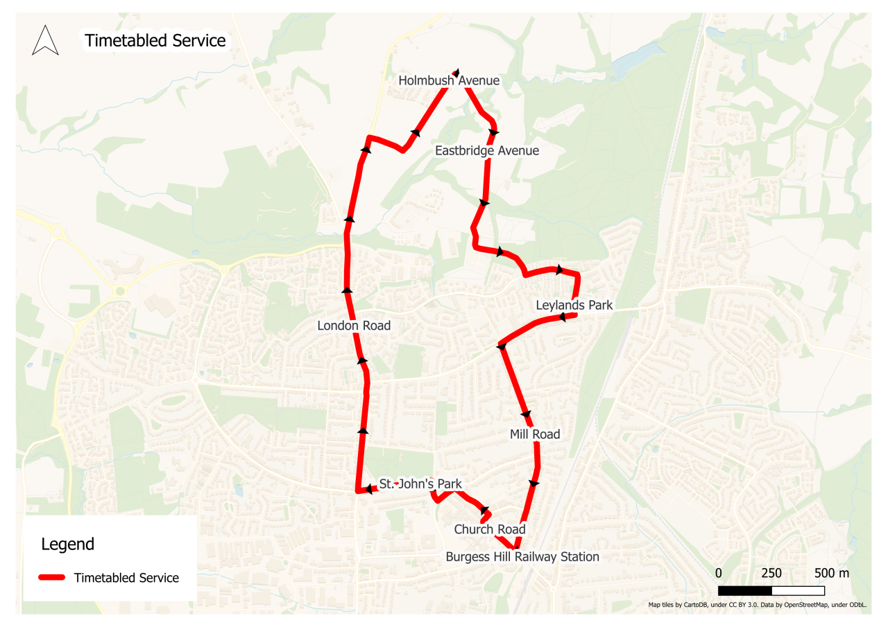 38 Service Map