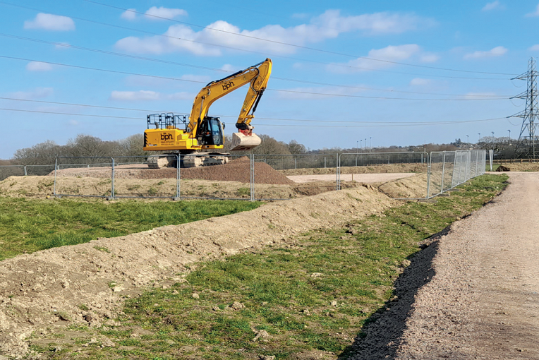 Construction works carried out by Jackson Civil Engineering.